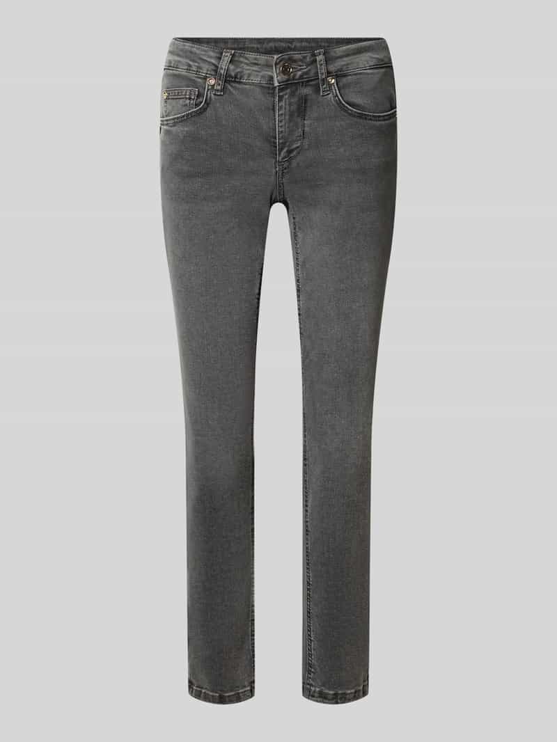 Liu Jo White skinny fit jeans van elastische katoenmix model 'MONROE'