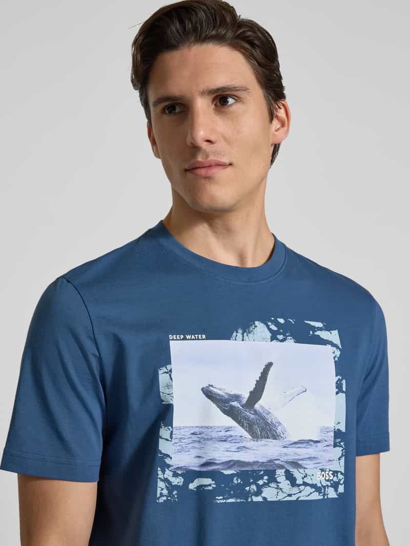 Boss Orange T-shirt met motiefprint