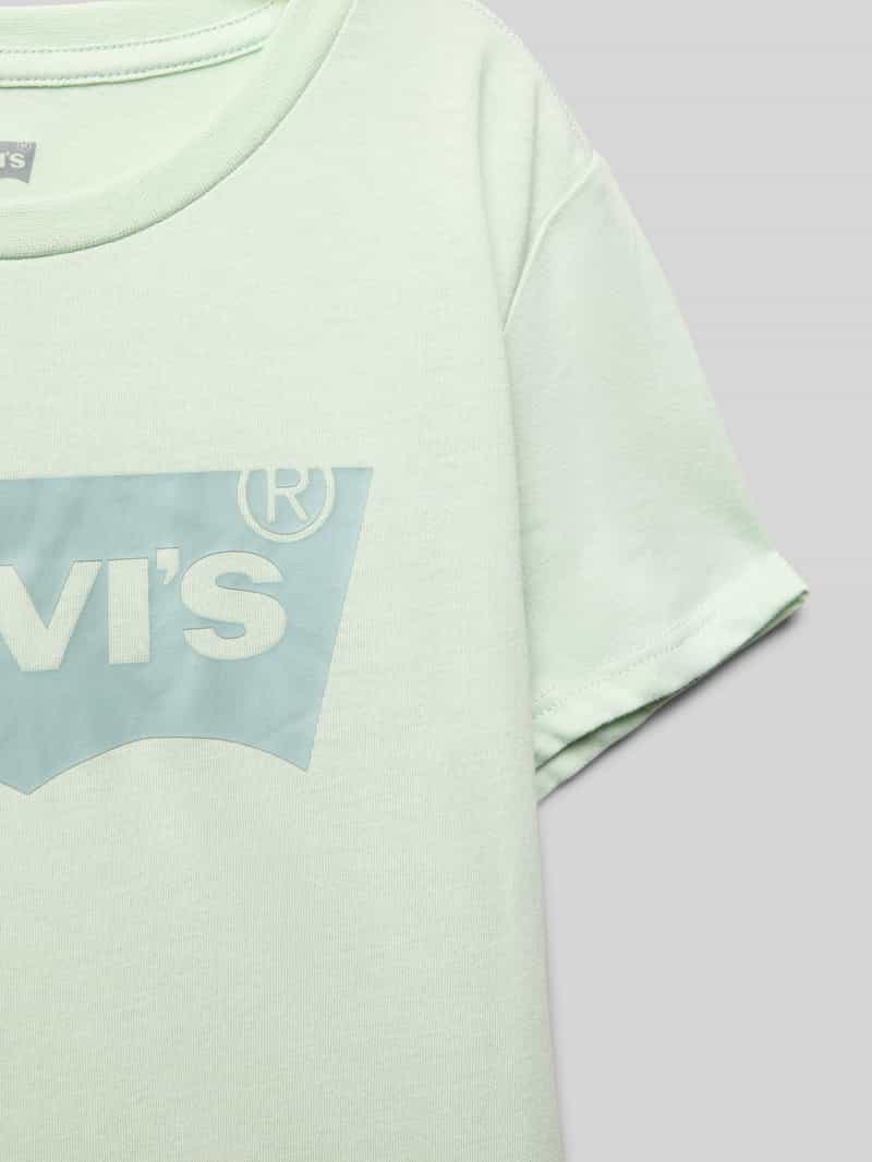 Levi s Kids T-shirt met labelprint