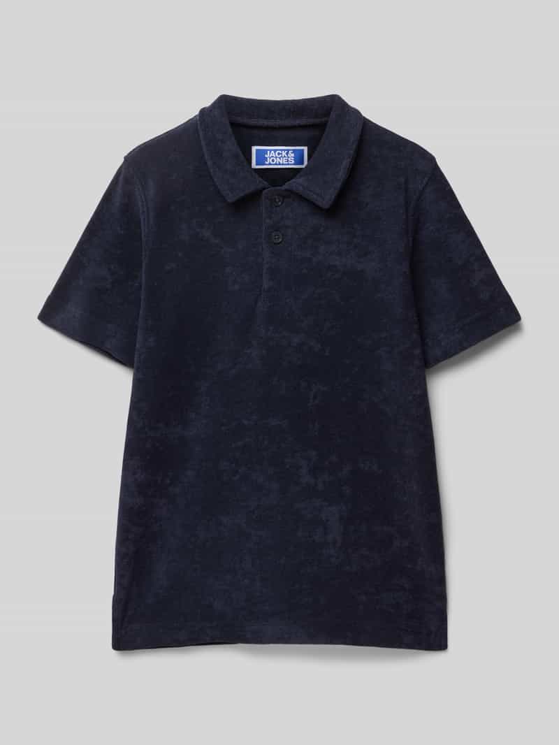jack & jones Regular fit poloshirt met korte knoopsluiting