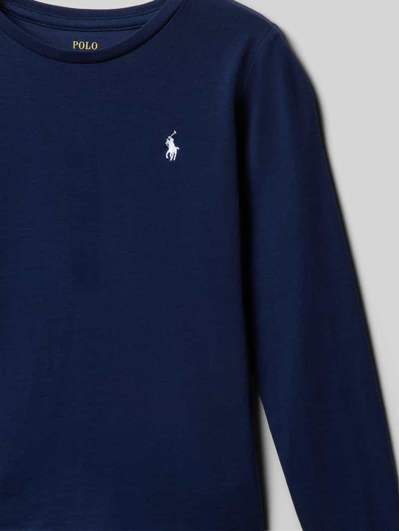 Polo Ralph Lauren Teens Shirt met lange mouwen en logostitching