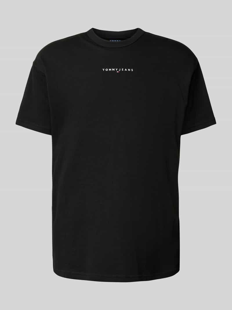 Tommy Jeans T-shirt met labelstitching