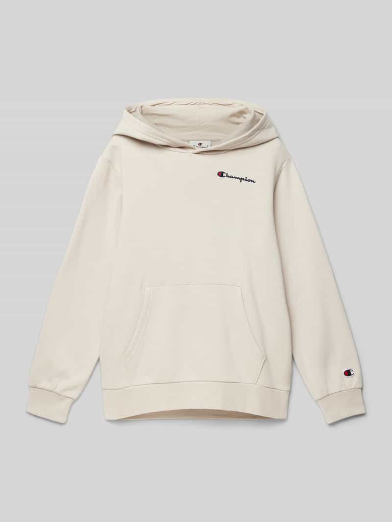 Champion Hoodie met labelstitching