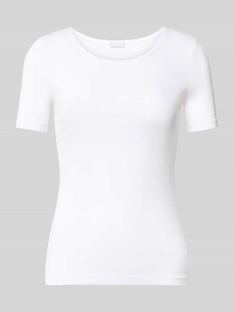 Hanro T-shirt met ronde hals model 'SOFT TOUCH'