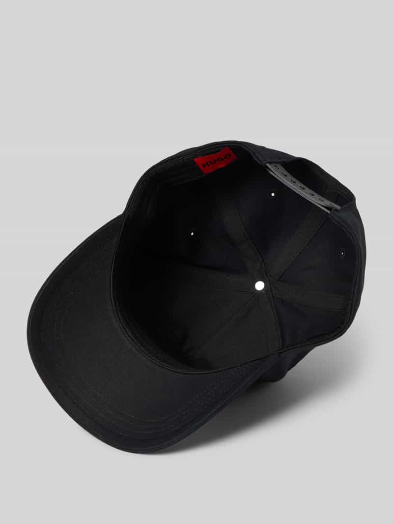 HUGO Baseballpet met labelprint model 'Marsel-Smokey'