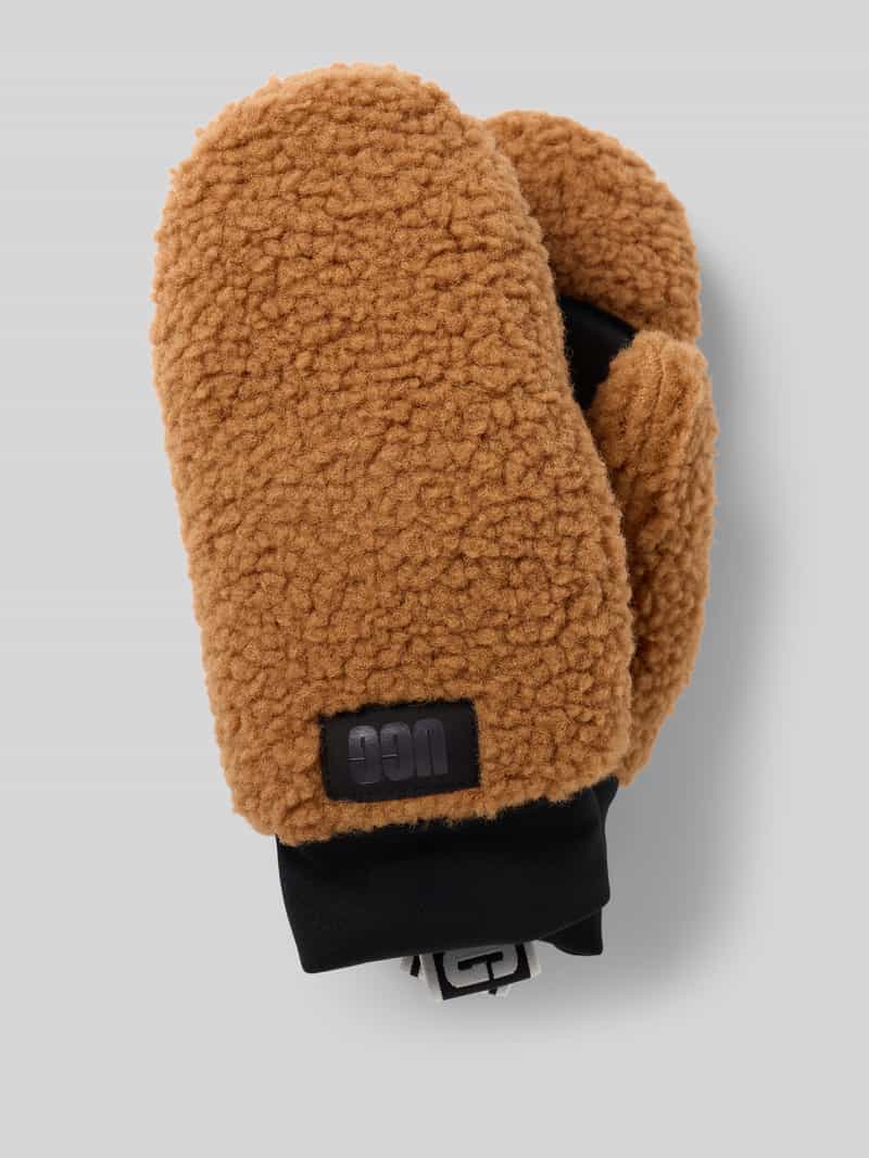 Handschoenen van fleece met elastische boord
