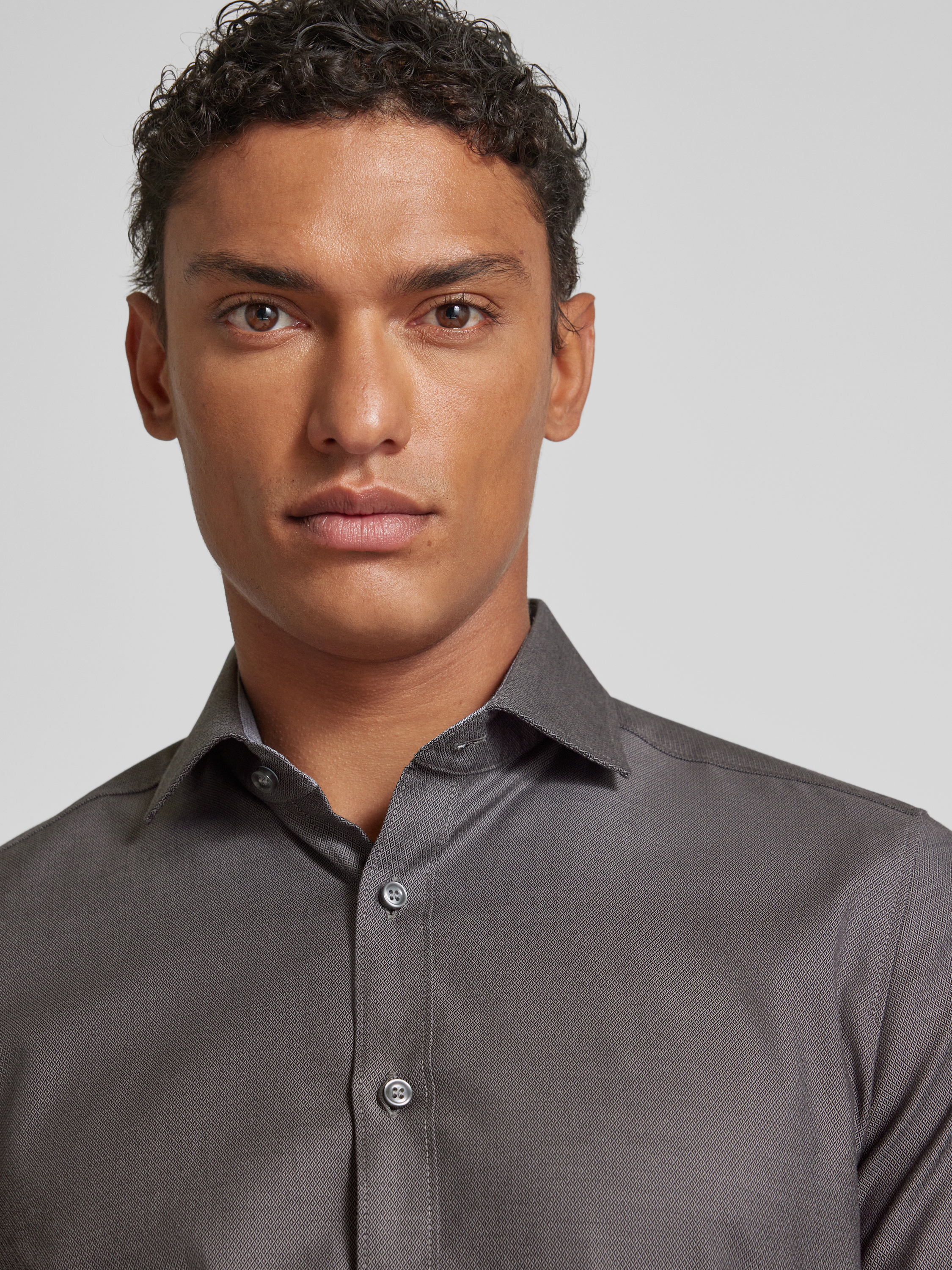 OLYMP Level Five Slim fit zakelijk overhemd met effen structuur
