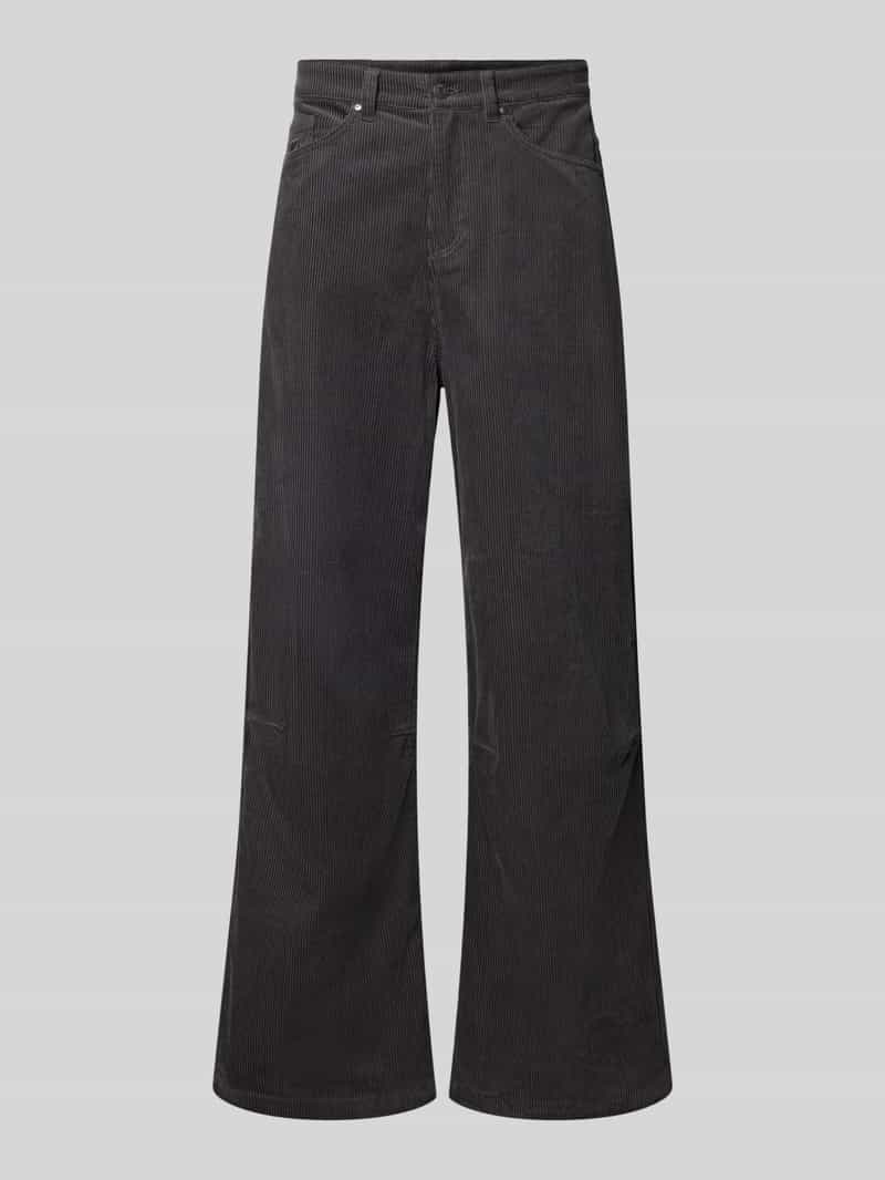 Karl Kani baggy fit corduroy broek van pure katoen met labelstitching