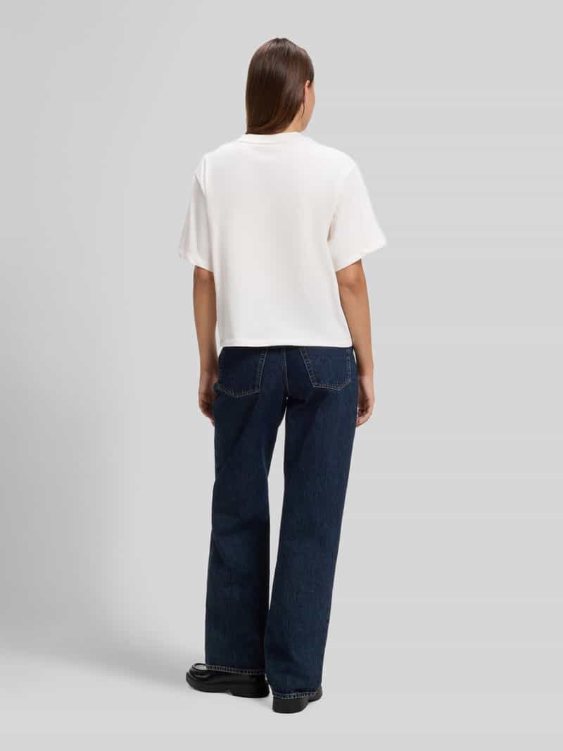 HUGO Loose fit t-shirt van puur katoen model 'Duslant'