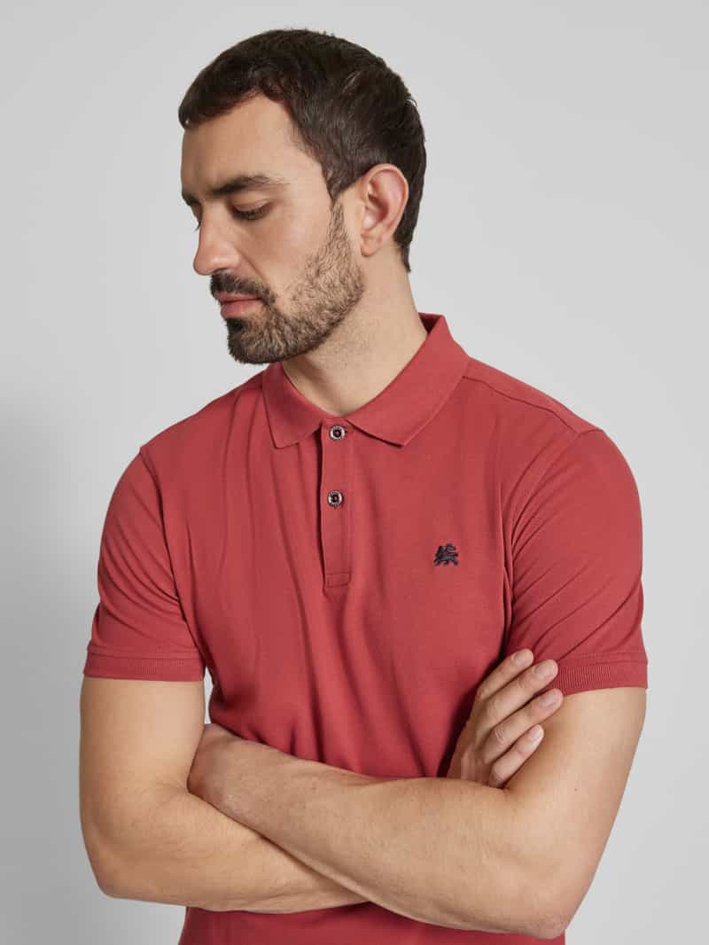 Lerros Poloshirt met labelstitching
