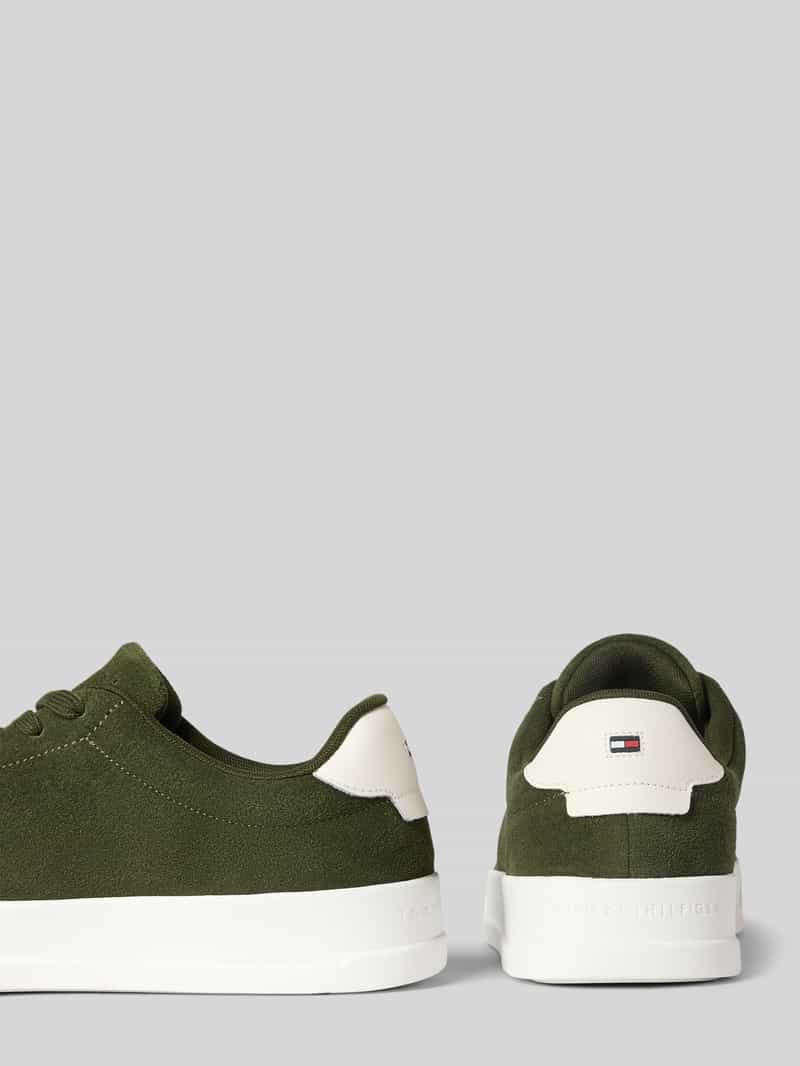 Tommy Hilfiger Lage sneakers van suède model 'COURT CORE'