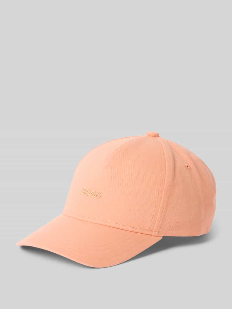 HUGO Baseballpet met logostitching model 'Cara'