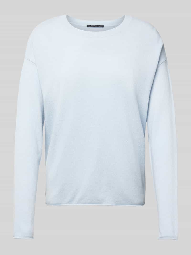 LUISA CERANO Gebreide pullover met geribde ronde hals
