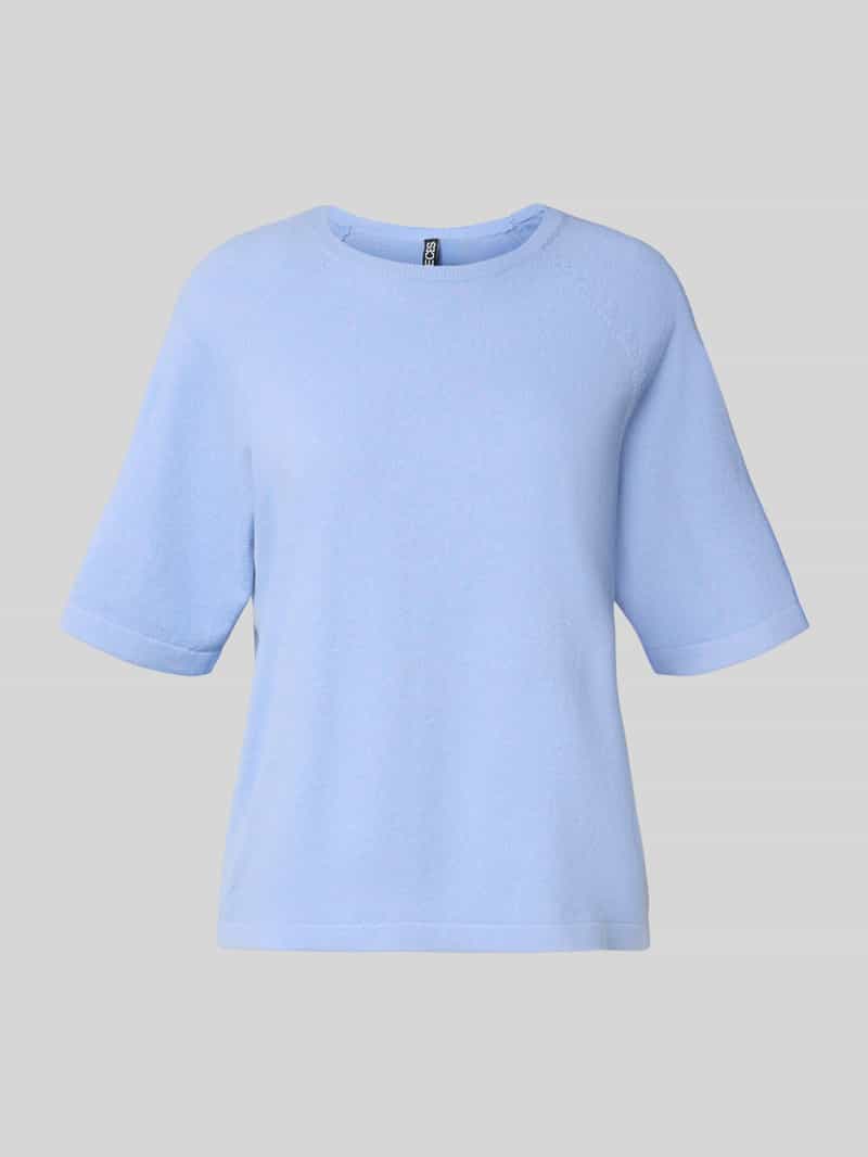 Pieces Regular fit T-shirt met raglanmouwen model 'BREE'