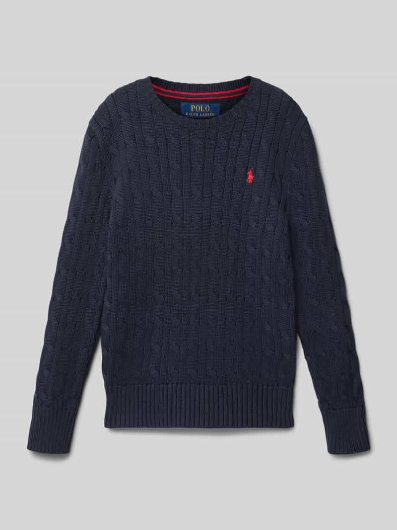 Polo Ralph Lauren Teens Gebreide pullover met labelstitching