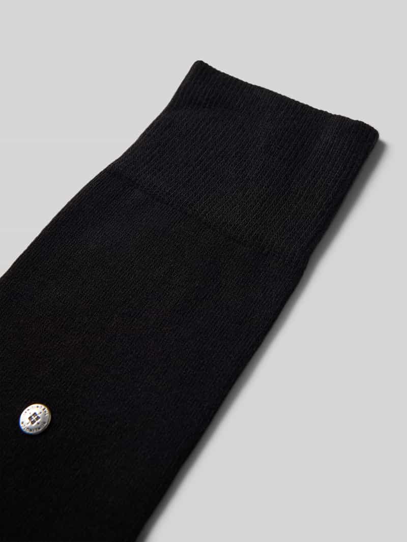 Burlington Sokken met labeldetails