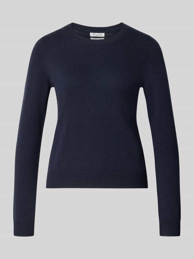 Slim fit gebreide pullover van puur kasjmier