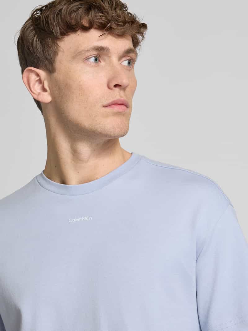 CK Calvin Klein T-shirt met labelprint model 'NANO'