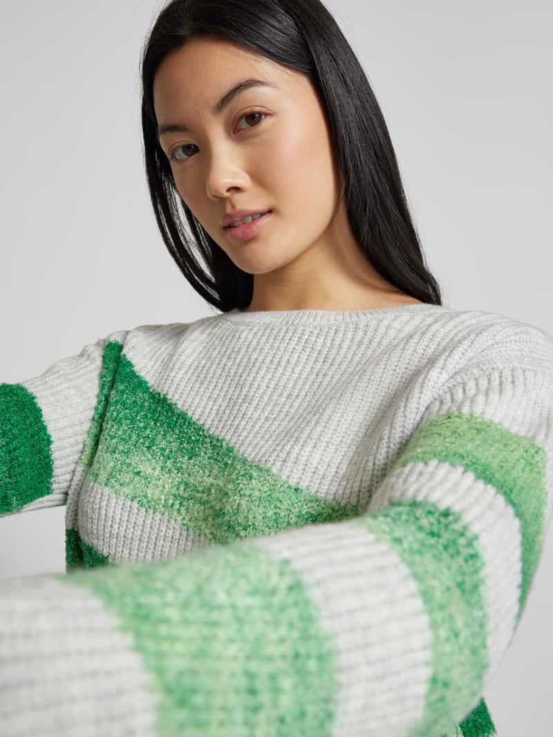 Street One Gebreide pullover met ribboorden