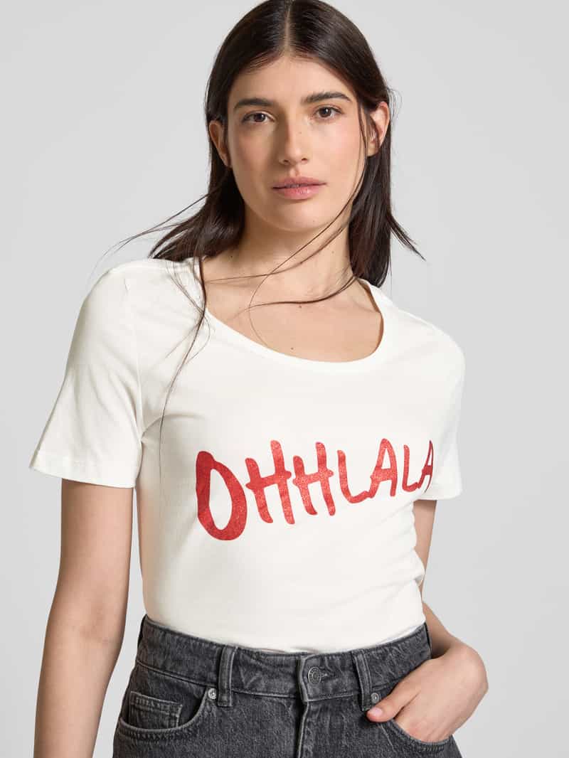 Vero Moda Regular fit T-shirt van puur katoen model 'BOLA'