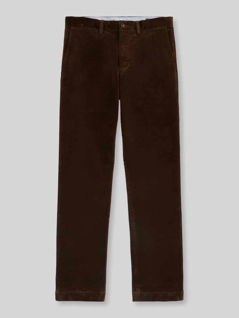 Polo Ralph Lauren straight fit corduroy broek van katoenmix