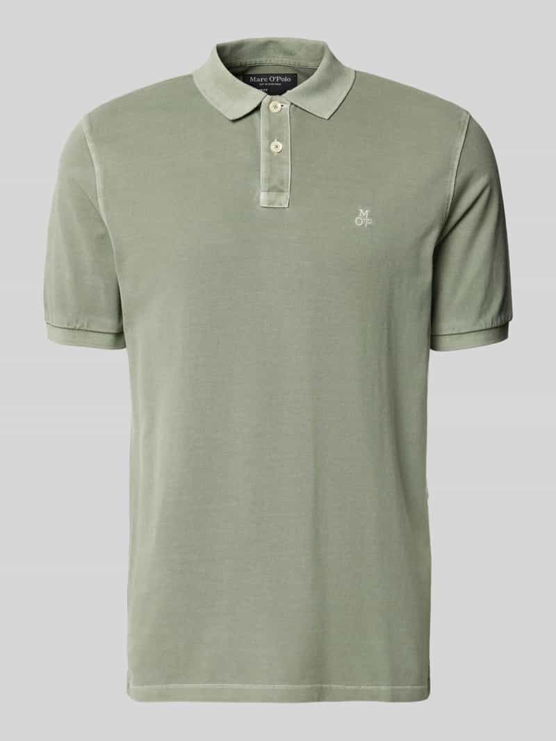 Marc O'Polo Regular fit poloshirt van puur katoen met logostitching