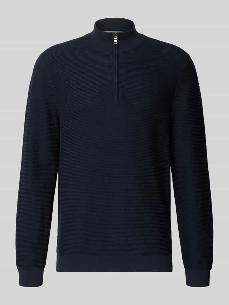 OLYMP Level Five Gebreide pullover met schipperskraag