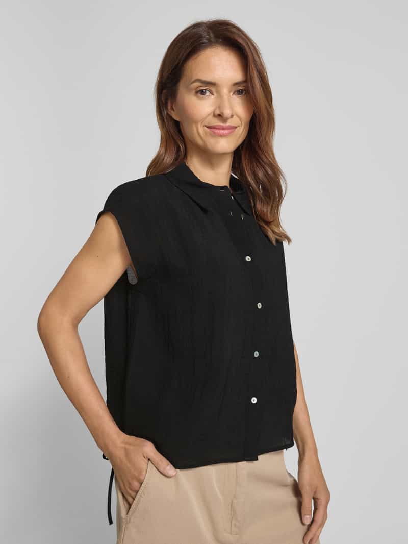 Opus Blousetop met vetersluiting opzij model 'Fadri'