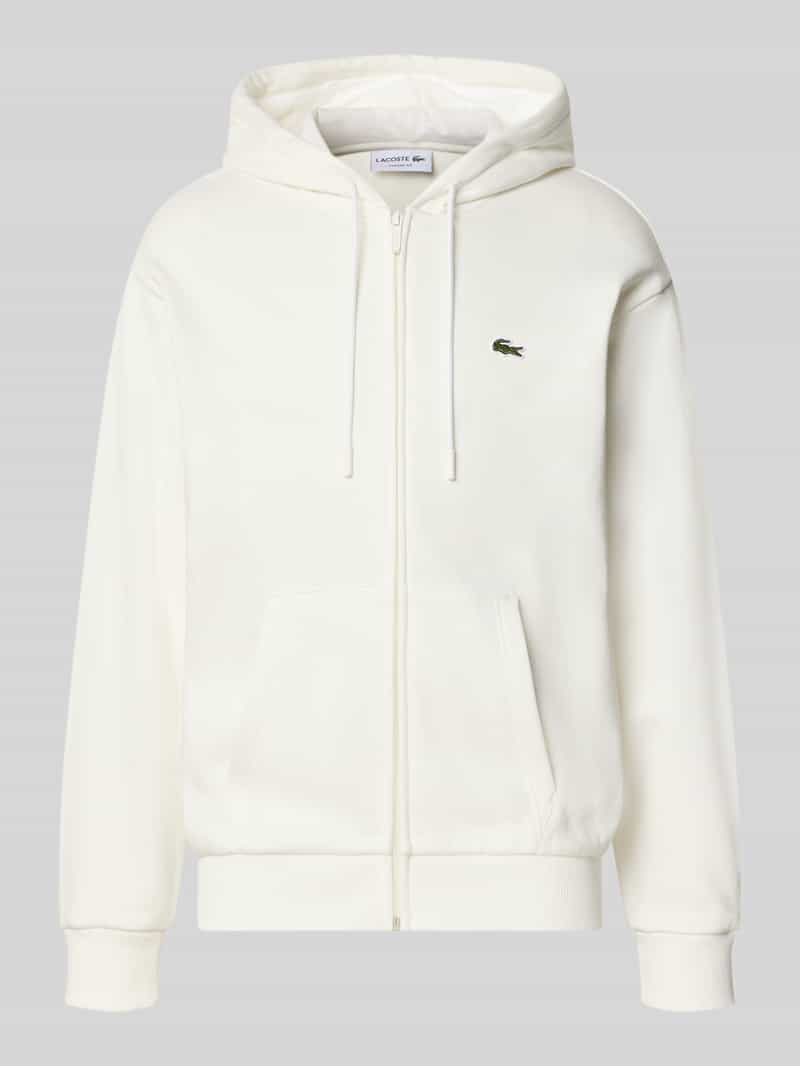 Lacoste Regular fit sweatjack van katoenmix