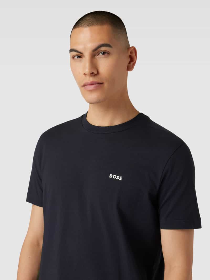 BOSS Green T-shirt met labelprint