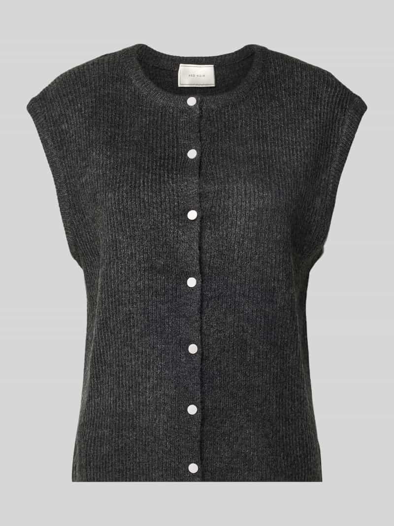 NEO NOIR Mouwloos vest met kapmouwen model 'Everest'