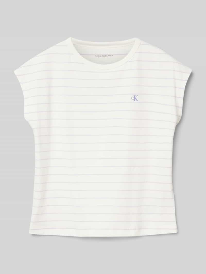 Calvin Klein Jeans T-shirt met labelstitching