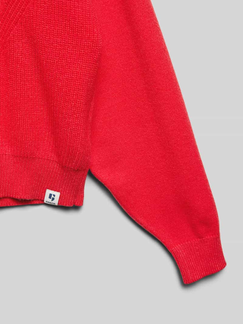 Garcia Gebreide pullover met extra brede schouders
