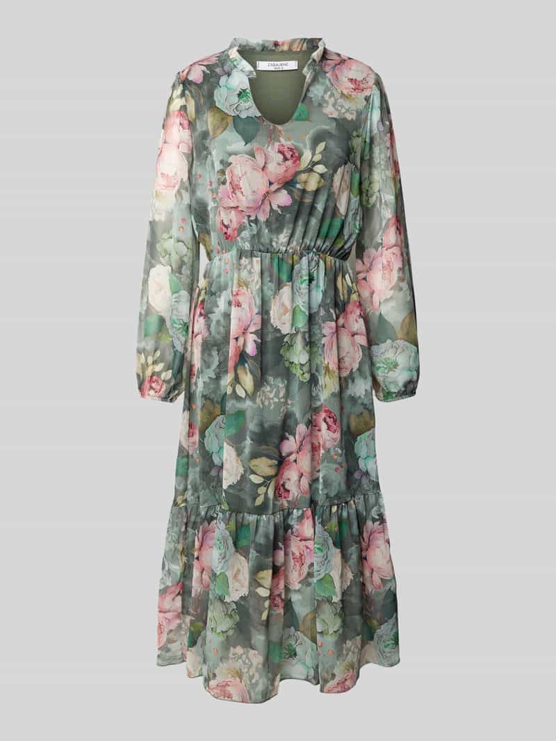 ZABAIONE Midi-jurk in laagjeslook