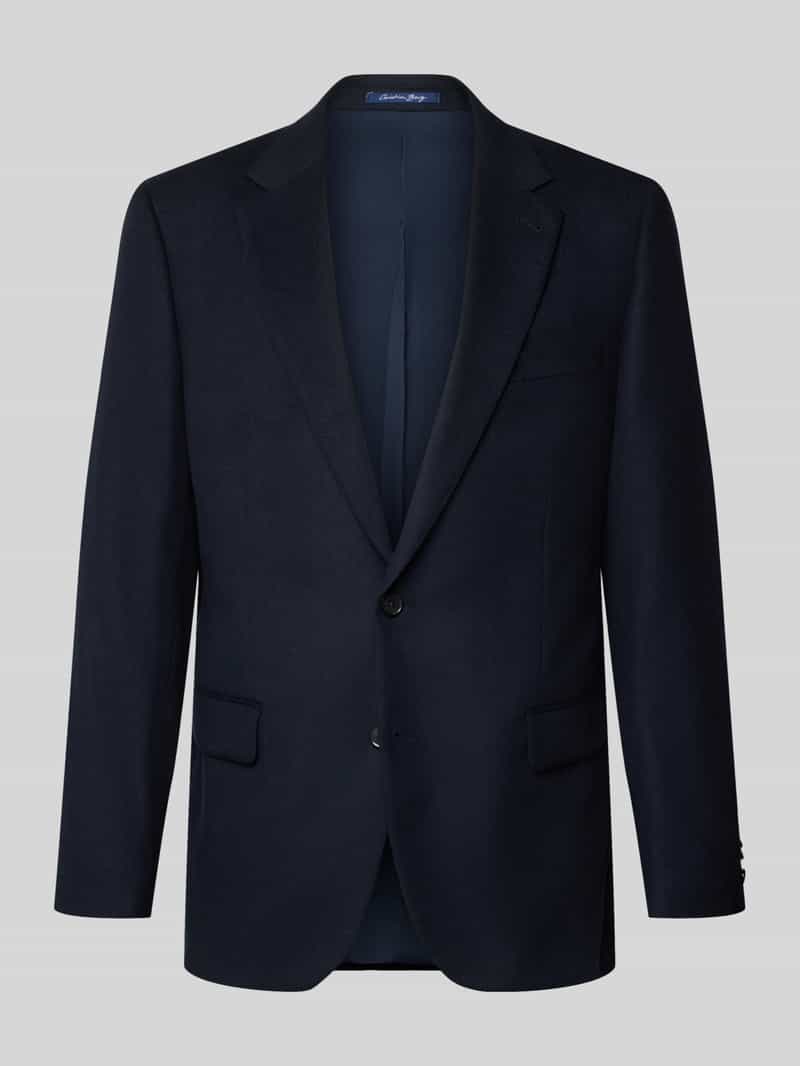 Christian Berg Men Slim fit 2-knoops colbert met klepzakken