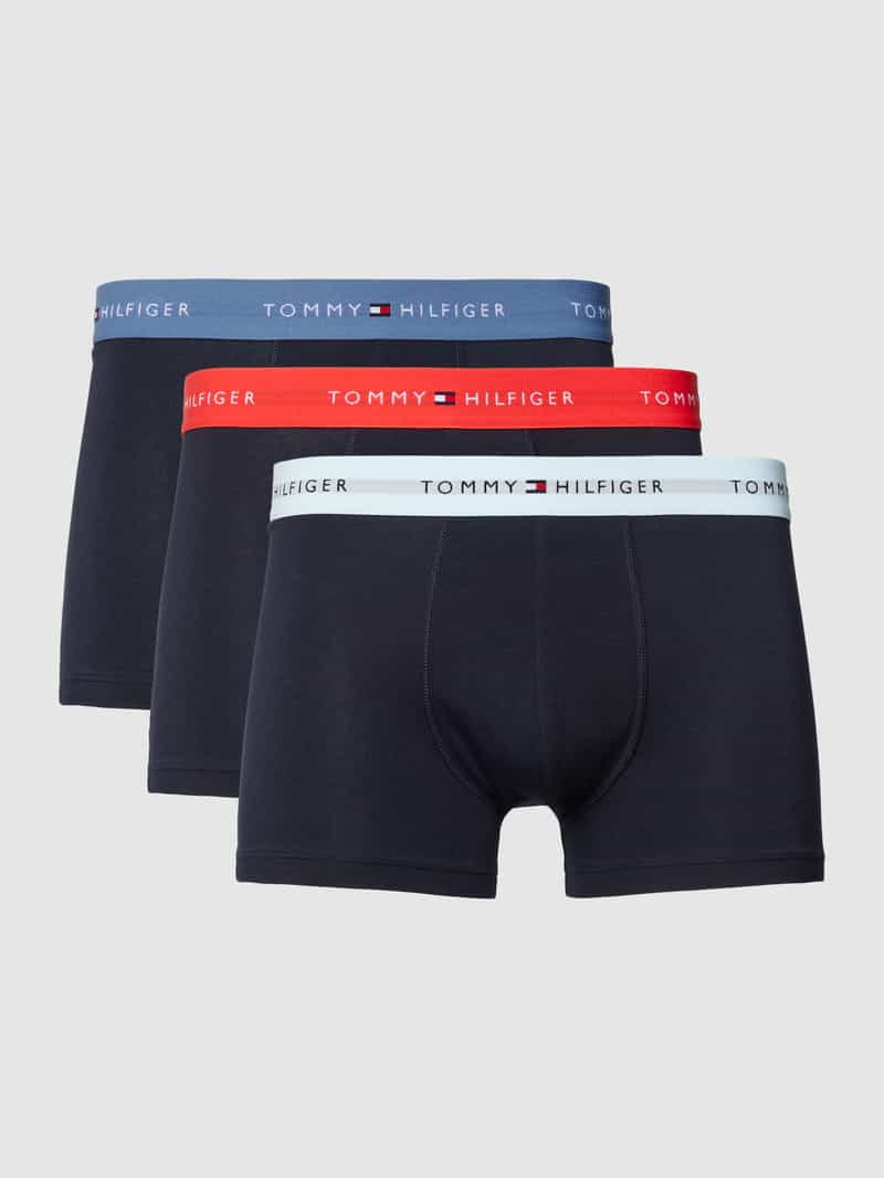 Tommy Hilfiger Boxershort met elastische band met label in een set van 3 stuks