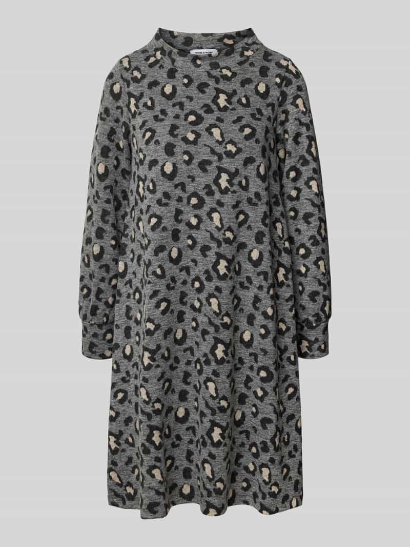 MORE & MORE Knielange jerseyjurk in all-over look