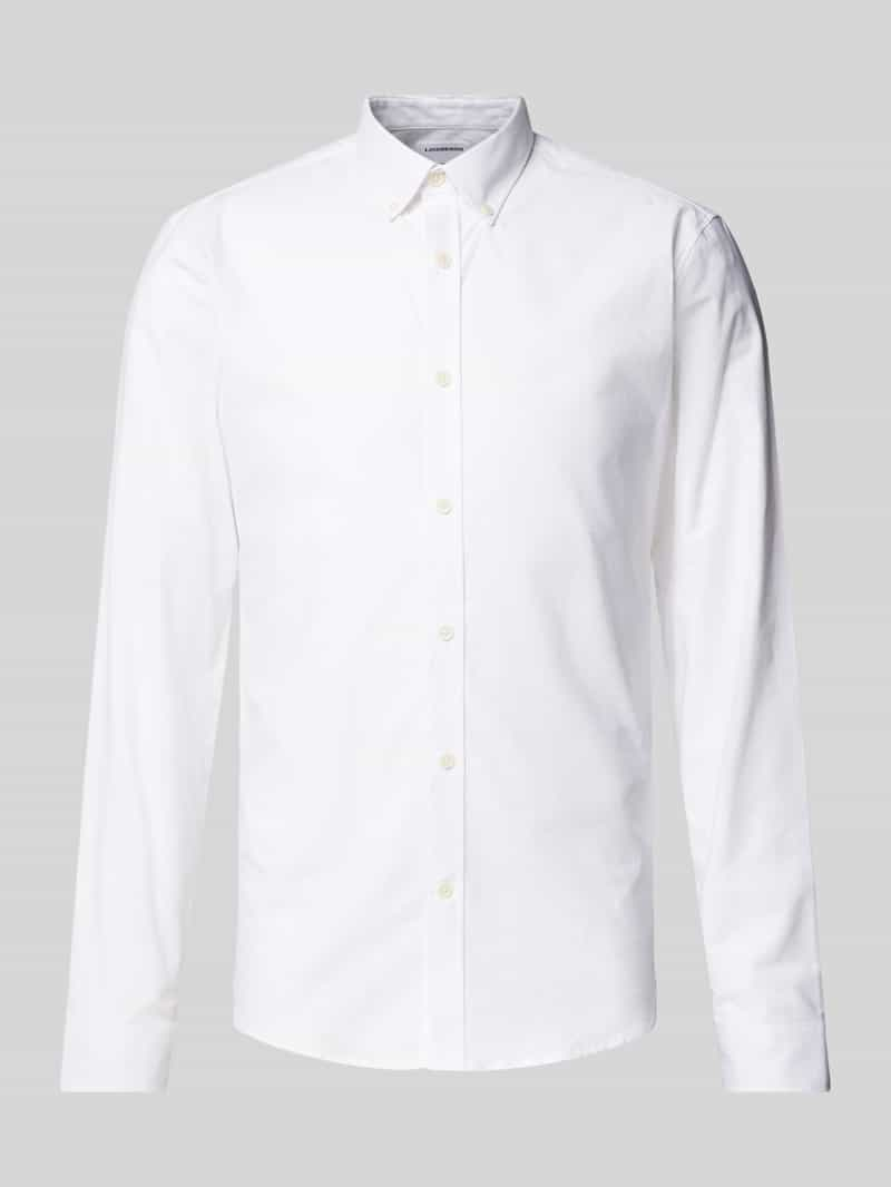 Lindbergh Slim fit vrijetijdsoverhemd met button-downkraag, model 'Oxford'