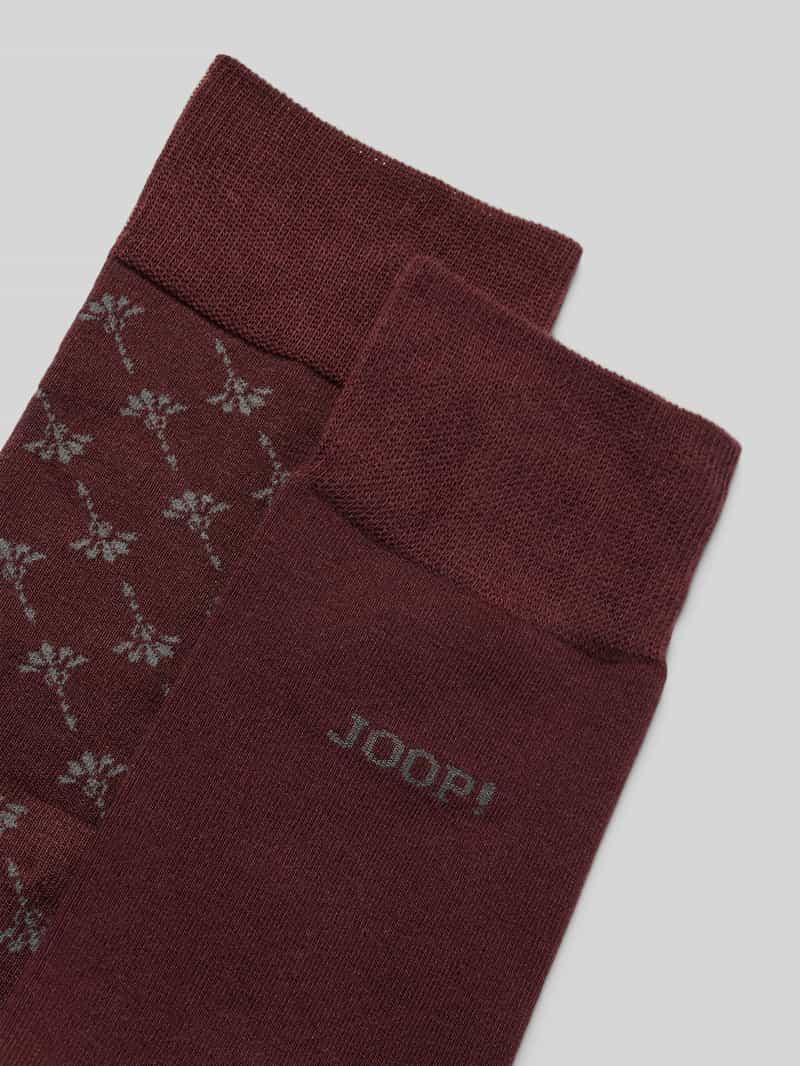 JOOP! Collection Sokken met elastische ribboordjes in een set van 2 paar