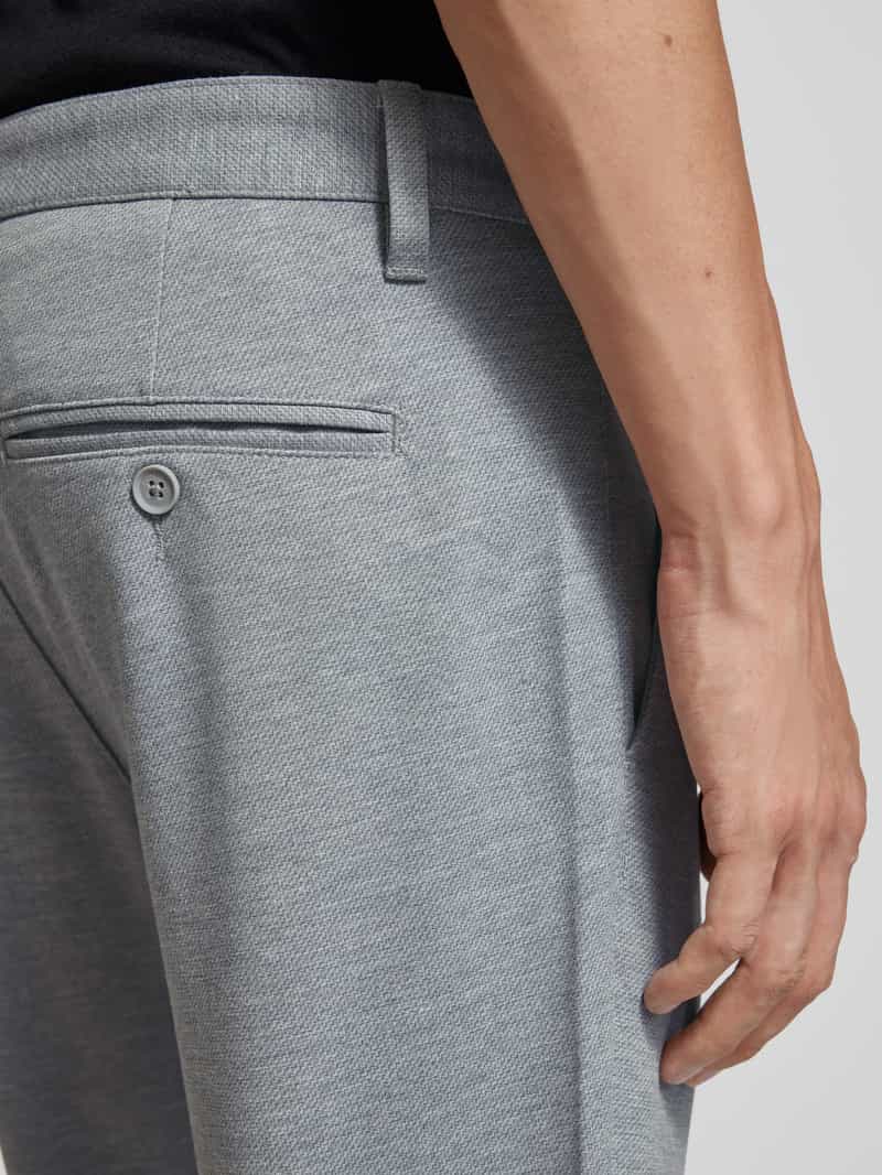 Only & Sons Tapered fit broek met knoop- en ritssluiting model 'MARK'