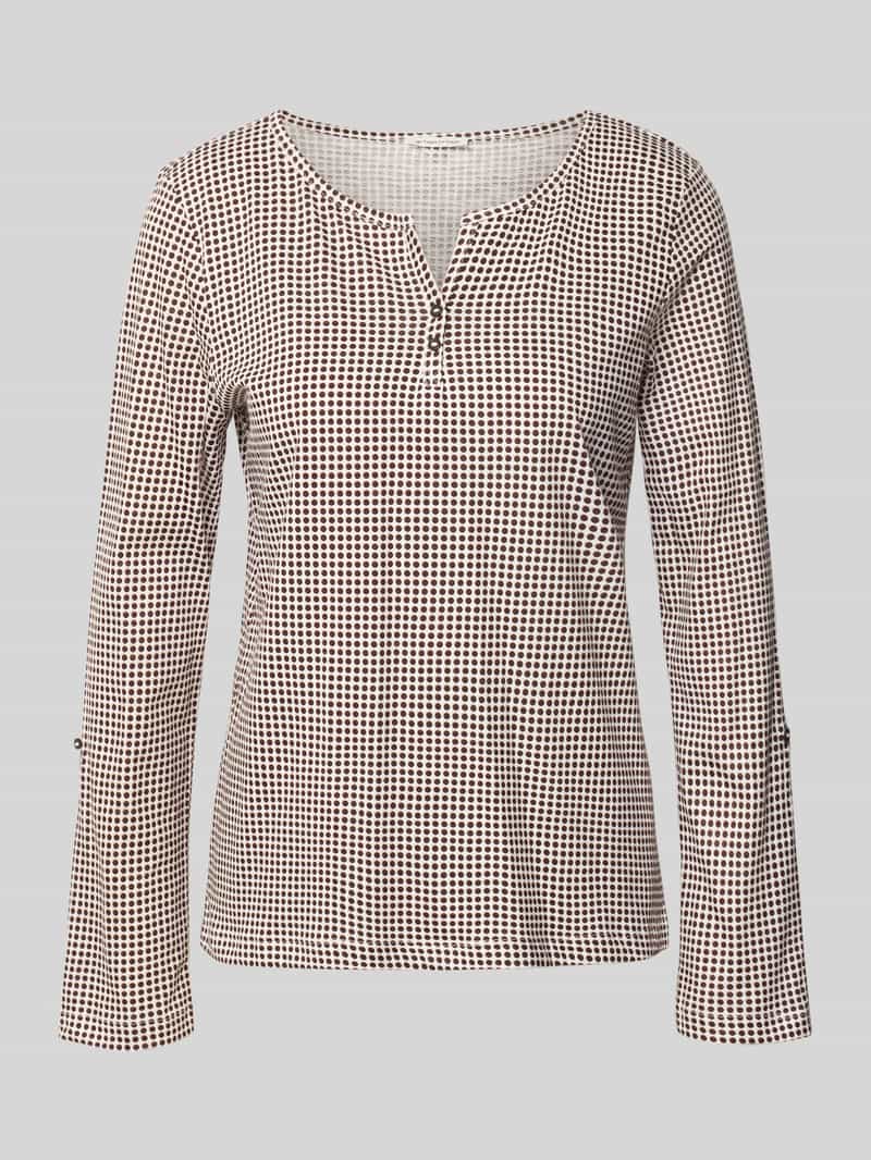 Tom Tailor Regular fit shirt met lange mouwen van puur katoen