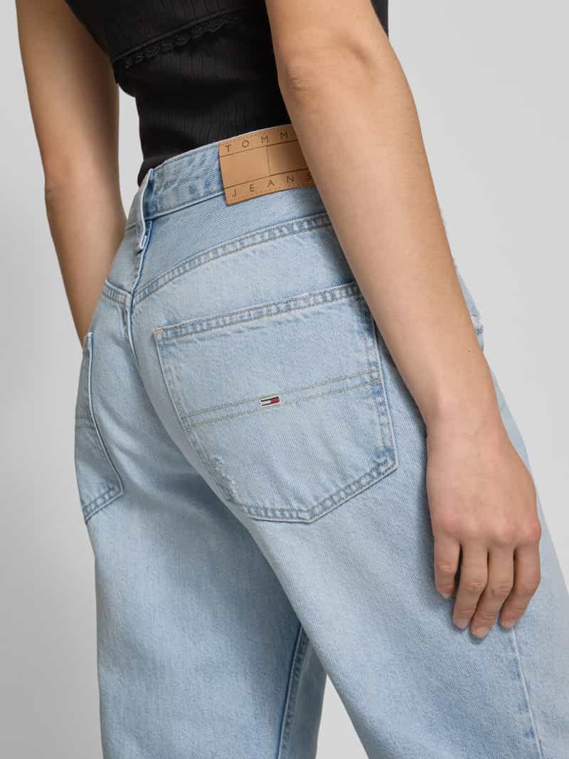 Tommy Jeans Wide leg jeans van een mix van katoen en lyocell model 'MIA'