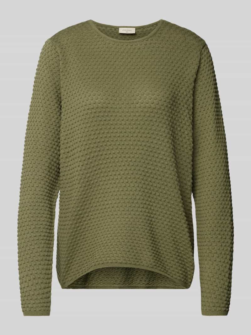 FREE QUENT Gebreide pullover met ribboorden model 'Dodo'