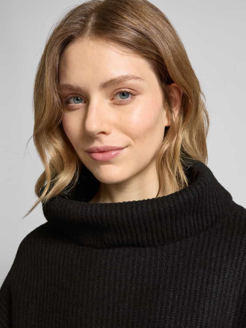 comma Oversized wollen pullover van viscose met kimonomouwen