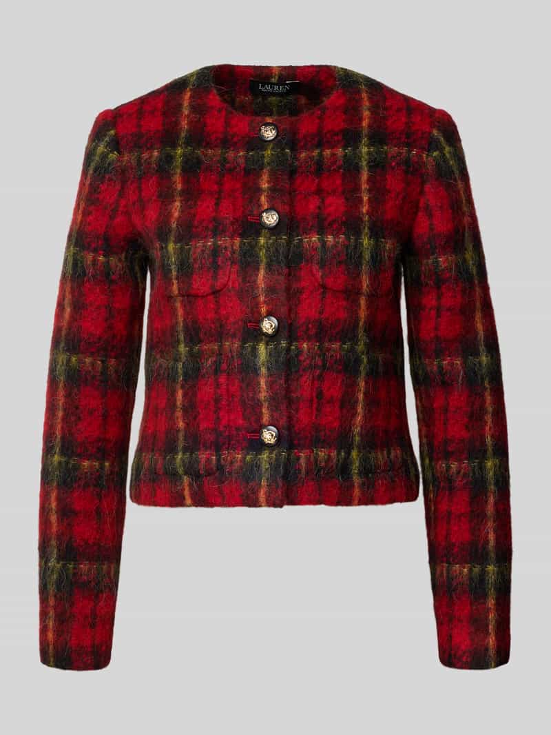 Lauren Ralph Lauren Regular fit blazer met ronde hals model 'MIRALEE'