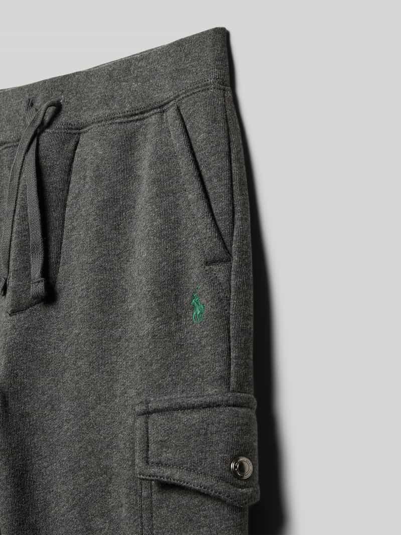 Polo Ralph Lauren Kids Regular fit sweatbroek met cargozakken