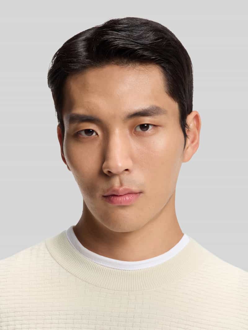 Boss Regular fit gebreide pullover van puur katoen model 'IMBERTO'