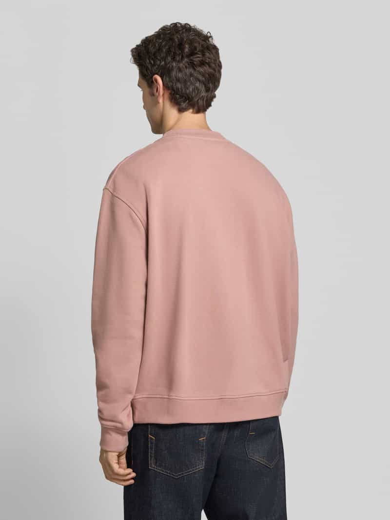 AllSaints Sweatshirt met gestikt logo model 'asher crew'