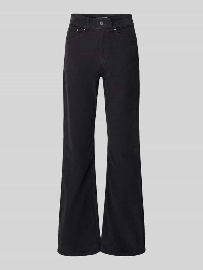 Pepe Jeans Flared corduroy broek van katoenmix model 'WILLA'