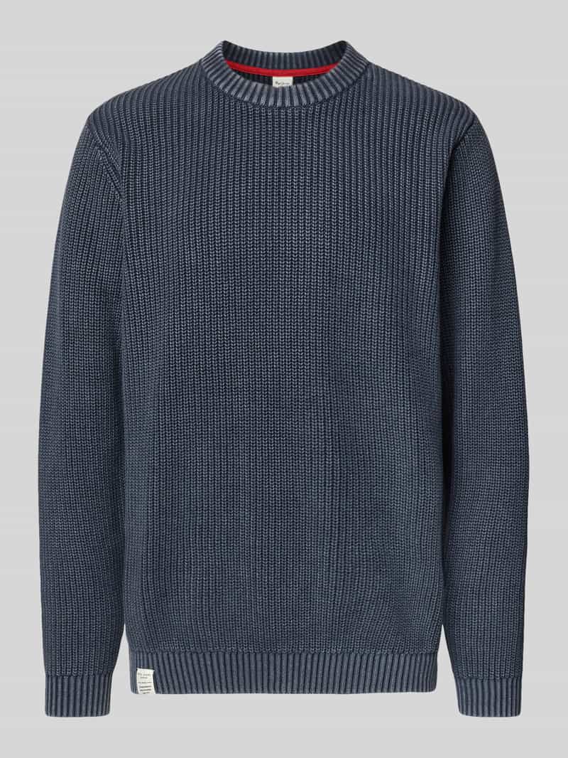 Pepe Jeans Regular fit pullover van puur katoen model 'PARKER CREW'